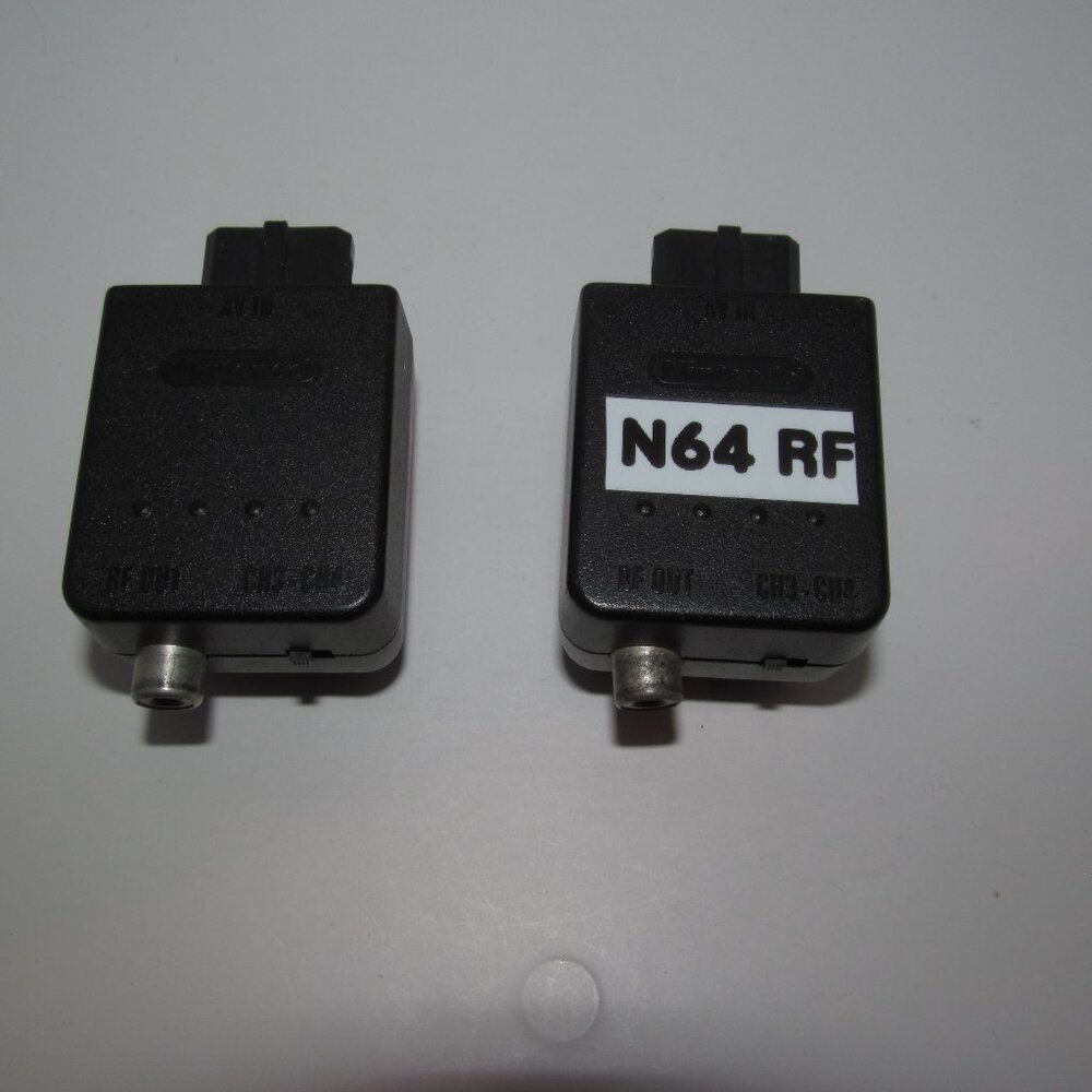Nintendo N64 SNES Gamecube Brand OEM NUS-003 Set of 2 RF Switch Adaptors Adapter